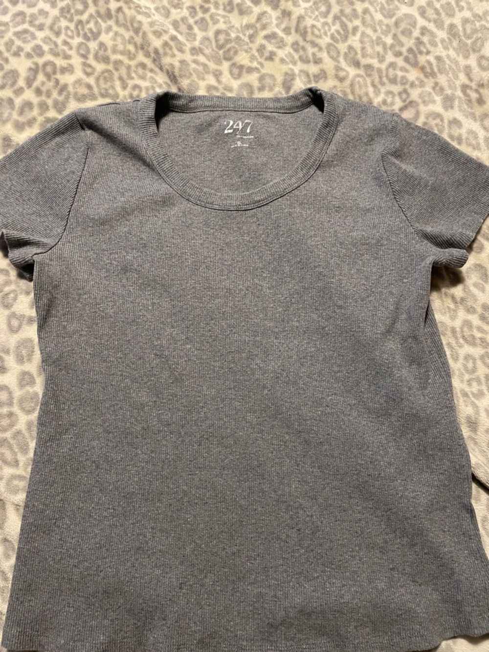 47 Heathered Slate Gray Women’s Short Sleeve Tee